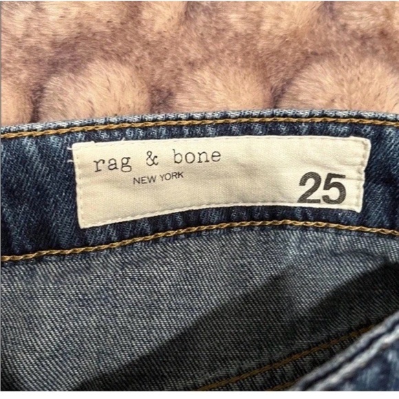 Rag & Bone Logan Mid-Rise Wide Leg Jeans in Annalise Size 25 - Picture 9 of 10